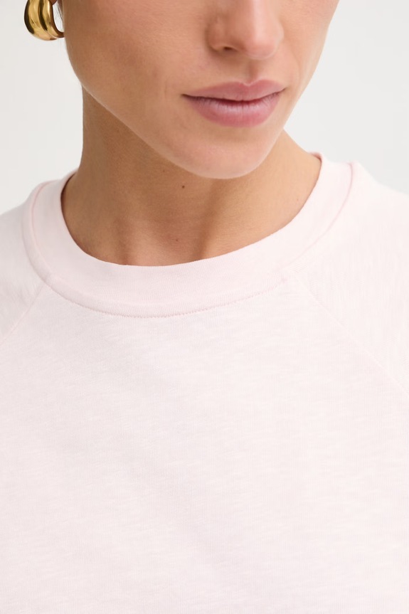 Max&Co. T-shirt γυναικείο με βαμβάκι MCOTESO 2616941064200 ροζ