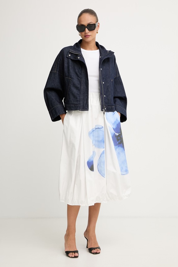 Max&Co. top pentru femei, cu bumbac MCOFRAGOLA 2616941084200 alb SS26