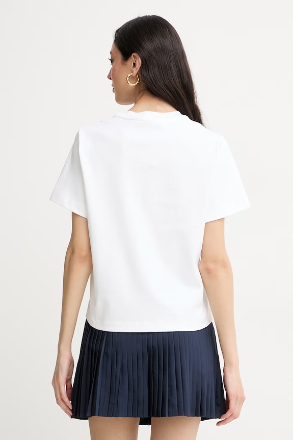 Îmbrăcăminte Max&Co. tricou pentru femei, din bumbac MCOMAMBO 2616971034200 alb