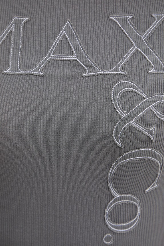 Max&Co. t-shirt damski z modalu MCLGIRONE 2618971022200 szary
