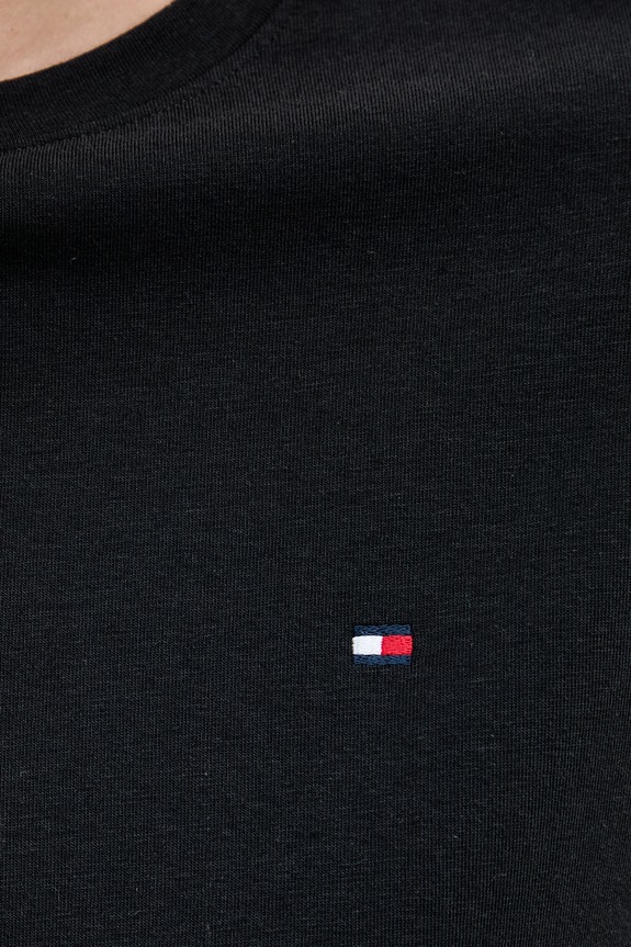 Tommy Hilfiger majica ženska s pamukom UW0UW06292 crna