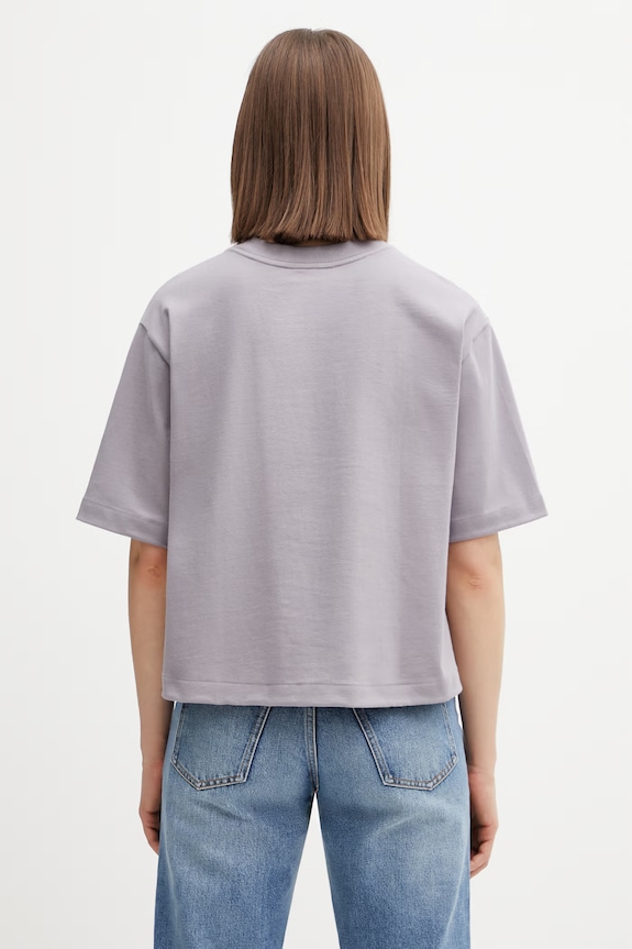 Odzież The North Face t-shirt damski bawełniany Redbox NF0A8EG6G7O1 fioletowy
