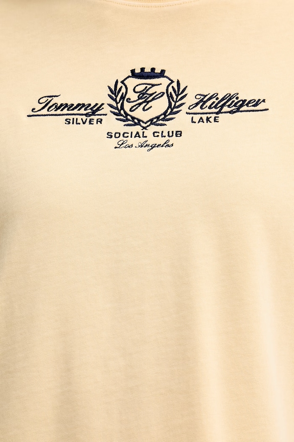 Tommy Hilfiger tričko dámske bavlnené WW0WW48713 žltá
