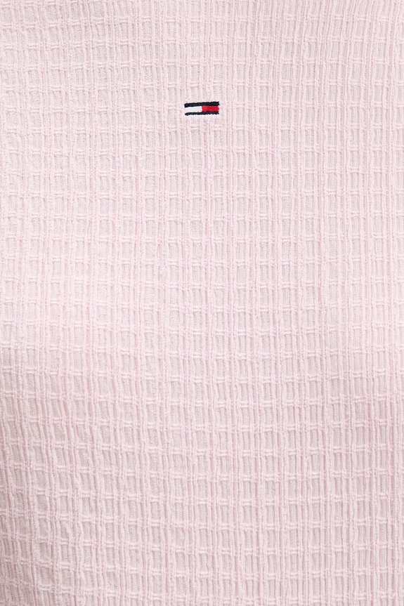 Tommy Jeans T-shirt damski DW0DW22219 różowy