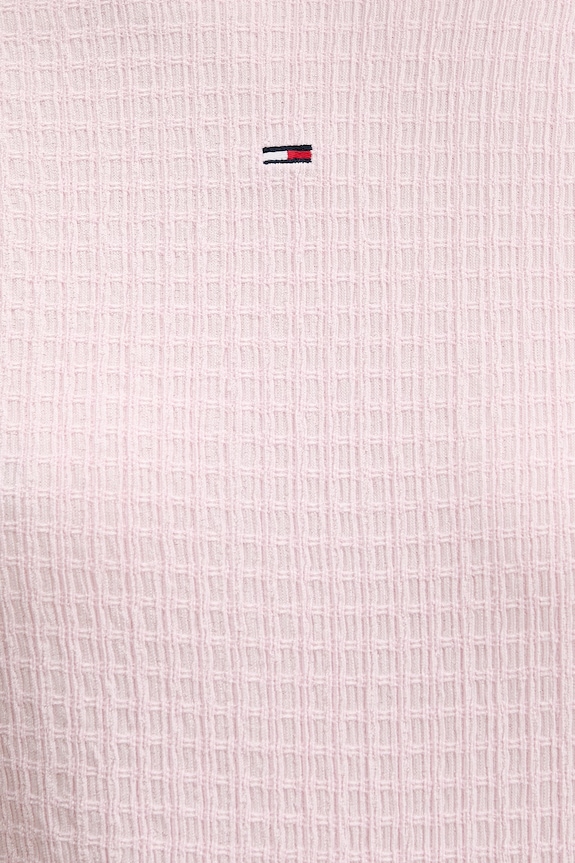 Tommy Jeans T-shirt damski DW0DW22219 różowy