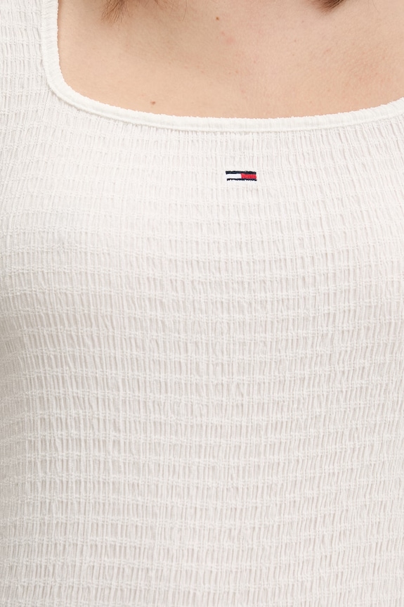 Tommy Jeans top damski DW0DW22220 biały