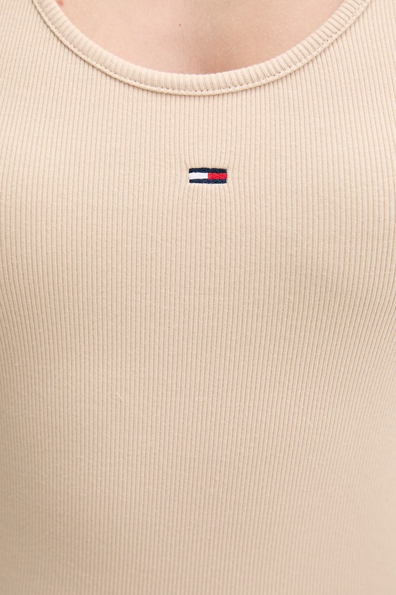 Tommy Jeans bokserka damska bawełniana z elastanem DW0DW22264 beżowy