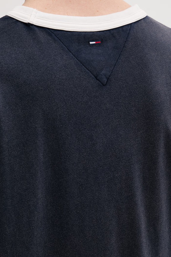 Tommy Jeans t-shirt damski bawełniany DW0DW22307 granatowy