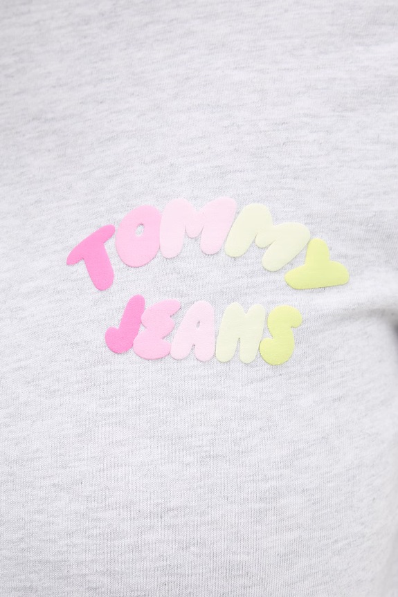Tommy Jeans tricou pentru femei, din bumbac DW0DW22310 gri