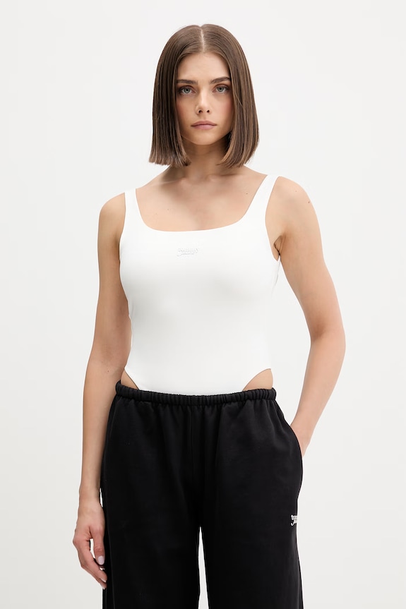 Tommy Jeans body pentru femei bej DW0DW22311