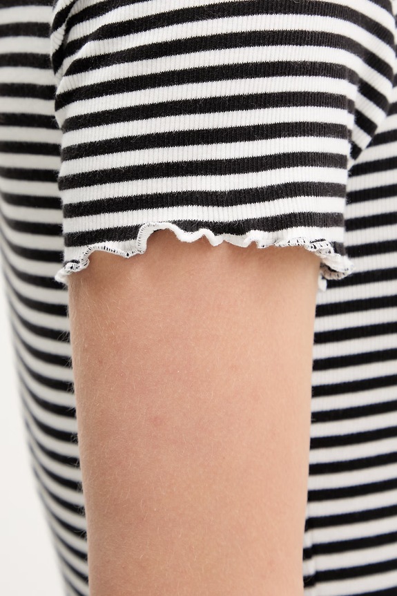 Tommy Jeans tričko dámske bavlnené s elastanom DW0DW22782 čierna