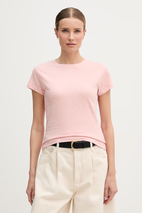 Tommy Hilfiger basic női pamut rózsaszín WW0WW48702