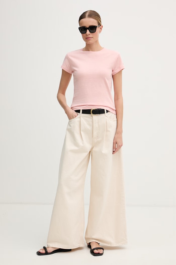 Tommy Hilfiger basic női pamut WW0WW48702 rózsaszín SS26