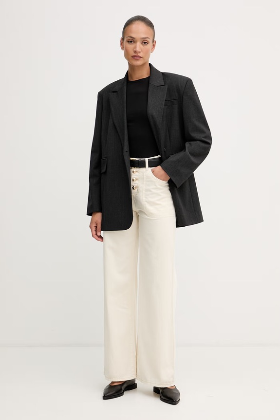 Tommy Hilfiger basic tričko dámské bavlněné WW0WW48702 černá SS26