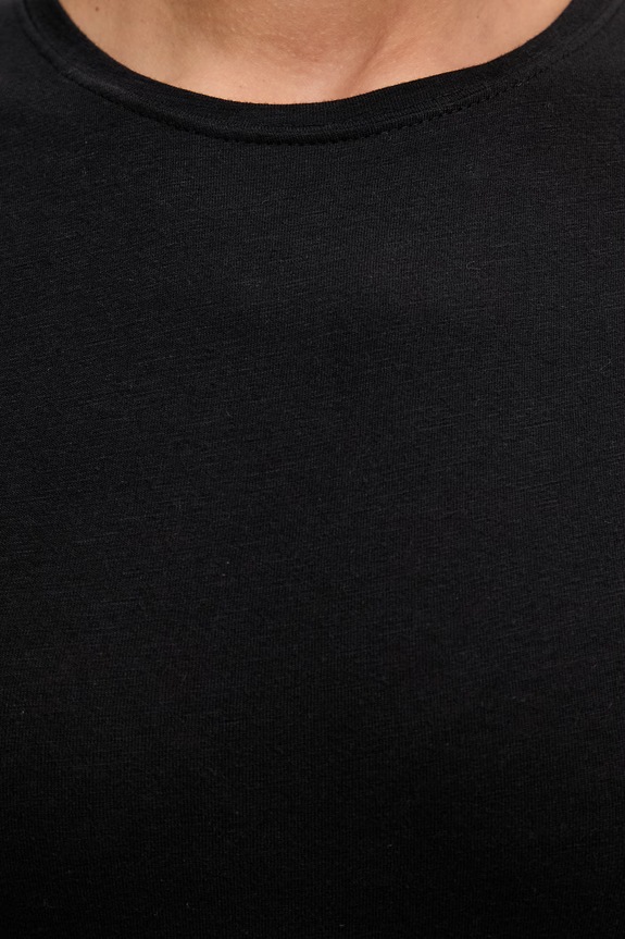 Tommy Hilfiger basic tričko dámské bavlněné WW0WW48702 černá