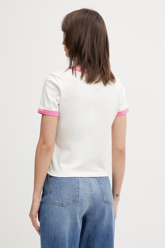 Odzież Vans T-shirt damski bawełniany VN000W24C9F1 beżowy