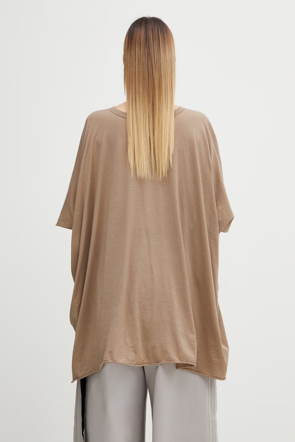 Odzież Rick Owens DRKSHDW t-shirt bawełniany Minerva DS01F4202.BH beżowy