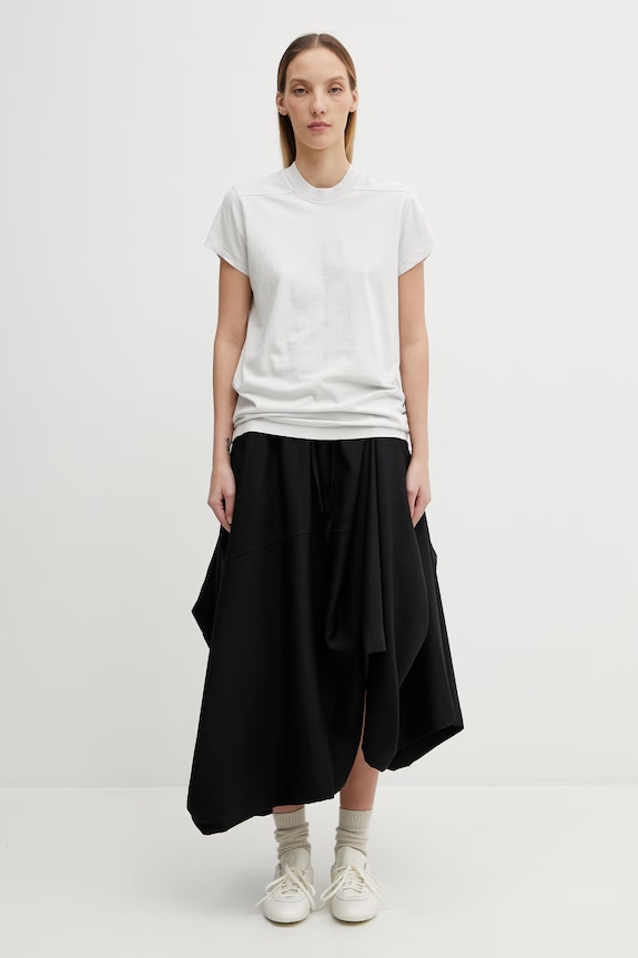 Rick Owens DRKSHDW t-shirt bawełniany Small Level DS01F4208.RN biały