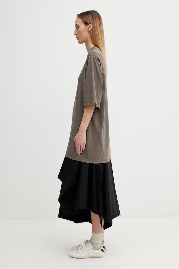 Rick Owens DRKSHDW t-shirt bawełniany Jumbo DS01F4204.RN brązowy SS26