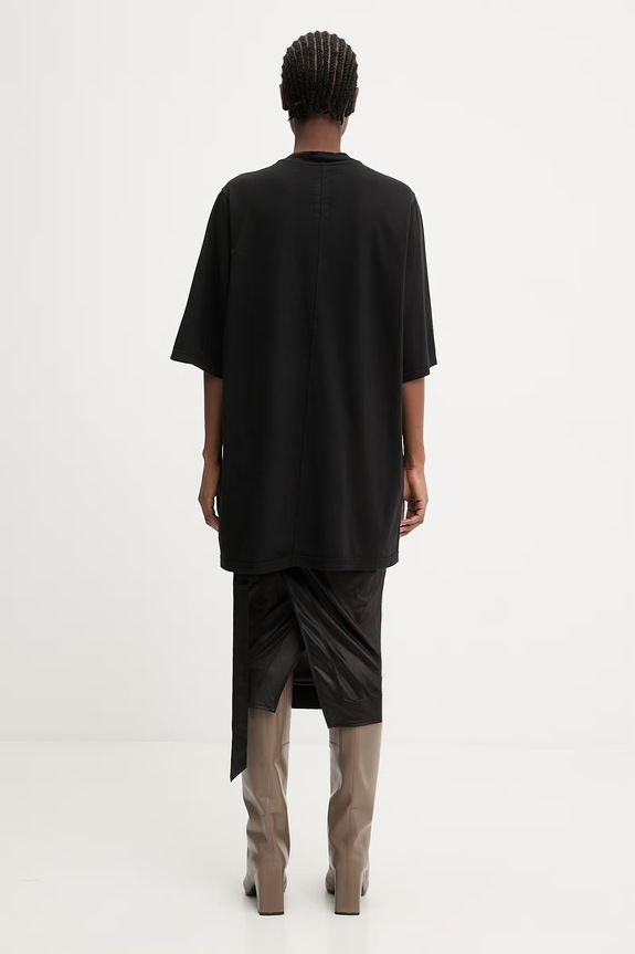 Odzież Rick Owens DRKSHDW Jumbo t-shirt bawełniany damski DS01F4204.RNEP2 czarny