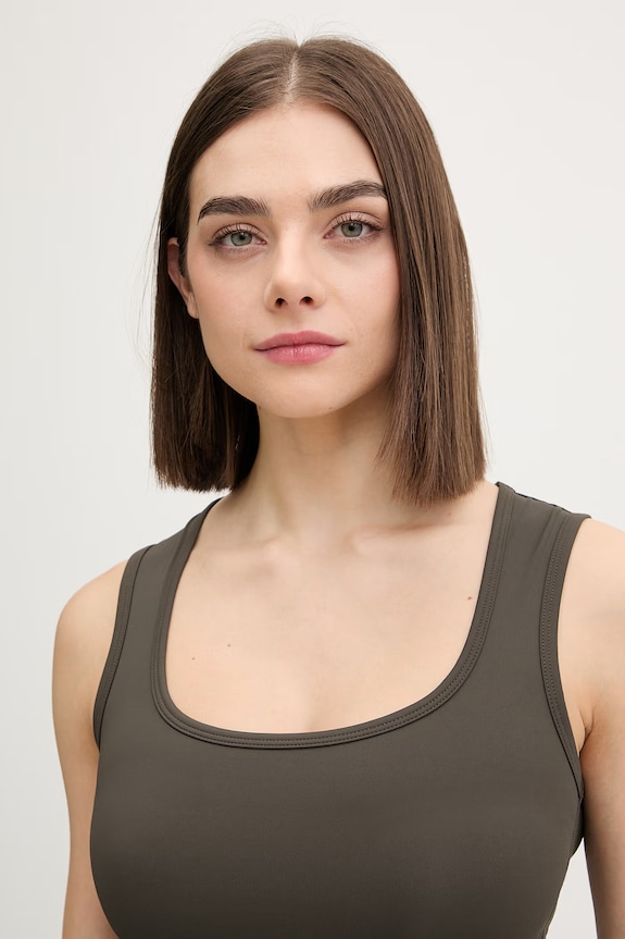 P.E Nation top pentru femei Refine verde 261W007