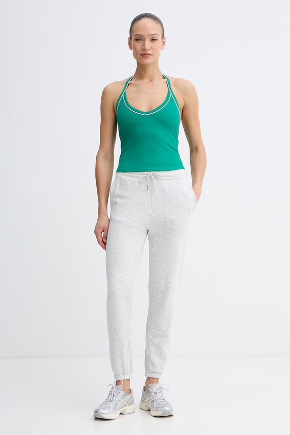 P.E Nation Crop top damski Halter 261W063 zielony SS26