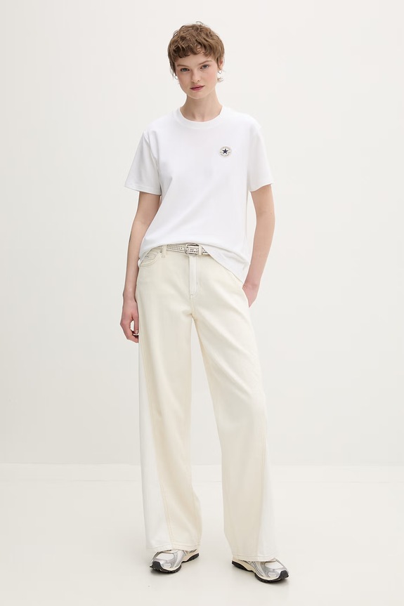 Converse t-shirt damski CVW5T108 biały SS26