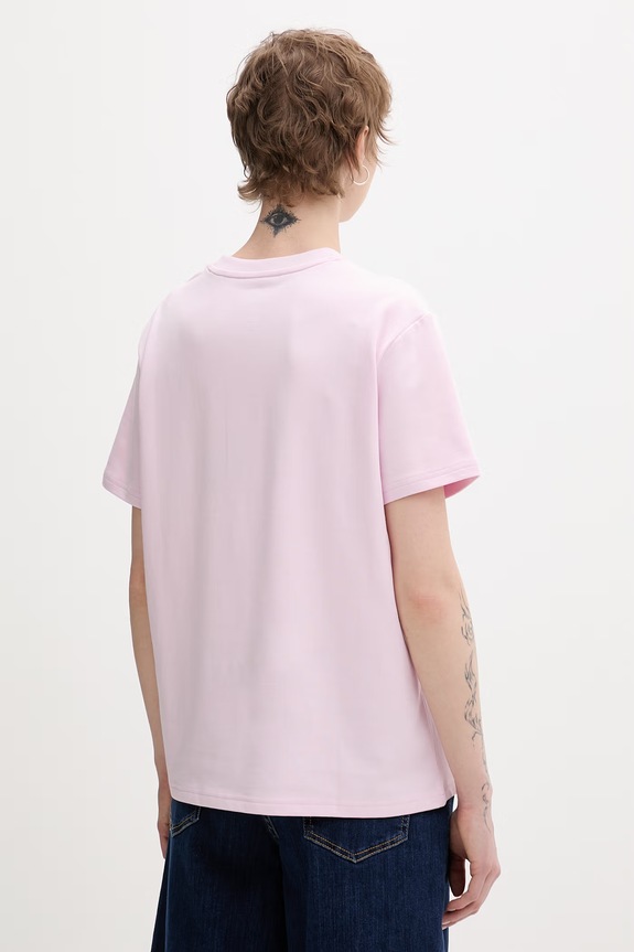 Odzież Converse t-shirt damski CVW5T108 różowy