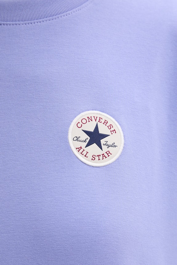 Converse t-shirt γυναικείο CVW5T108 μωβ
