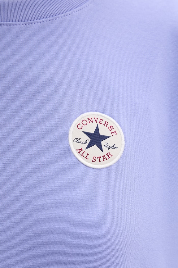 Converse t-shirt γυναικείο CVW5T108 μωβ