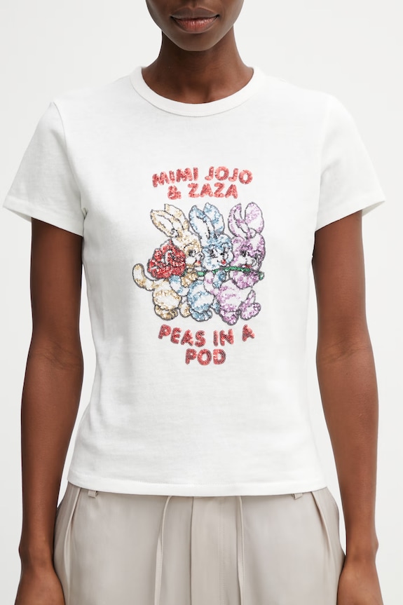 Kenzo T-Shirt футболка бавовняна жіноча білий FG52TS0064SK