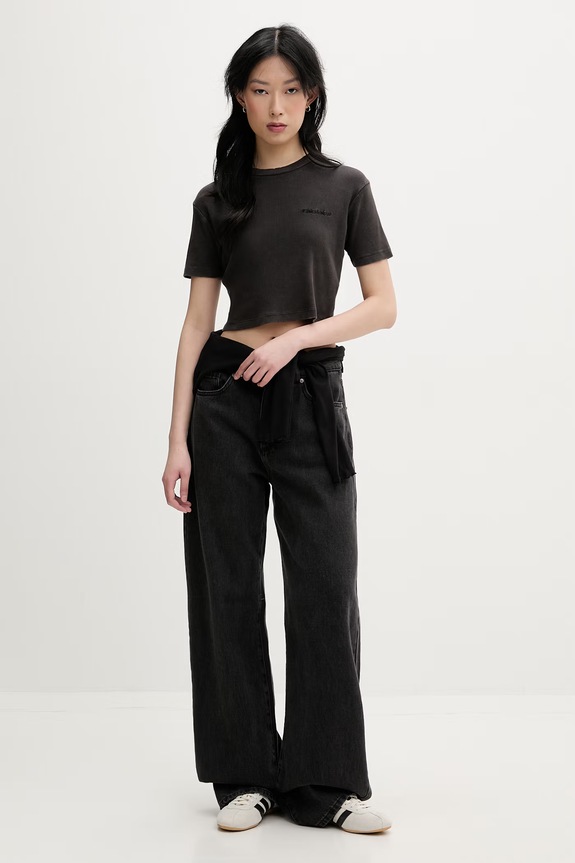 Dickies tričko dámske bavlnené DK0A866FBLK1 sivá SS26