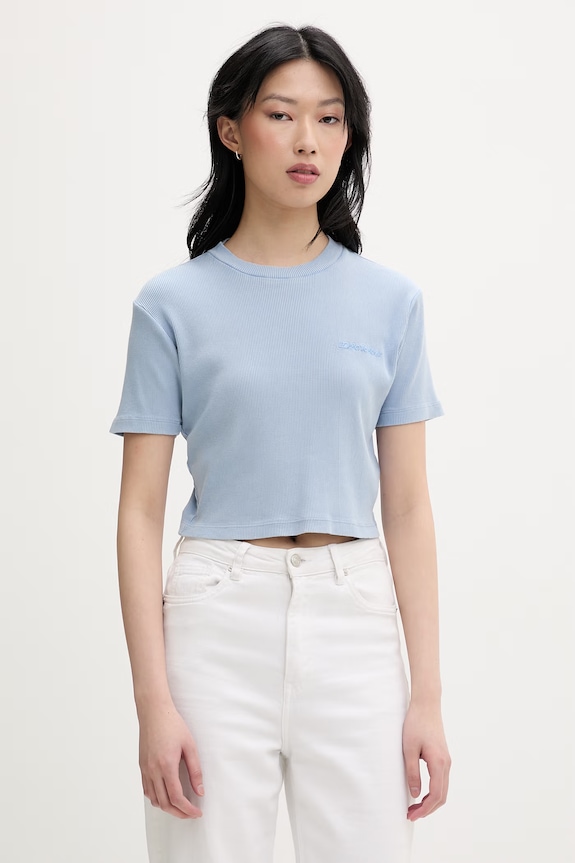 Dickies tričko dámske bavlnené modrá DK0A866FL391