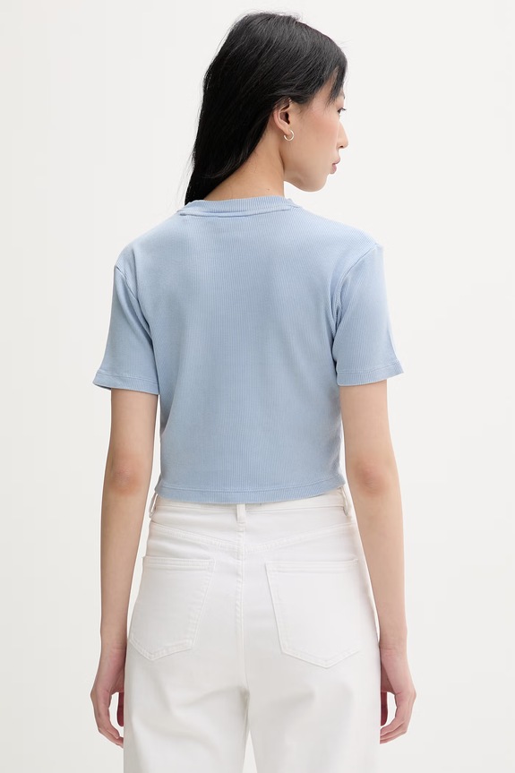 Oblečenie Dickies tričko dámske bavlnené DK0A866FL391 modrá