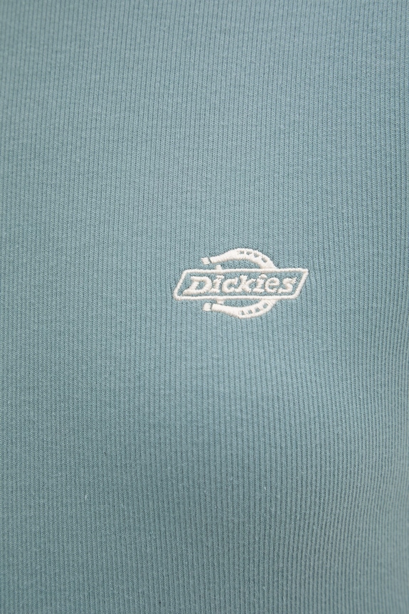 Dickies tričko dámske s bavlnou DK0A87QBL371 tyrkysová