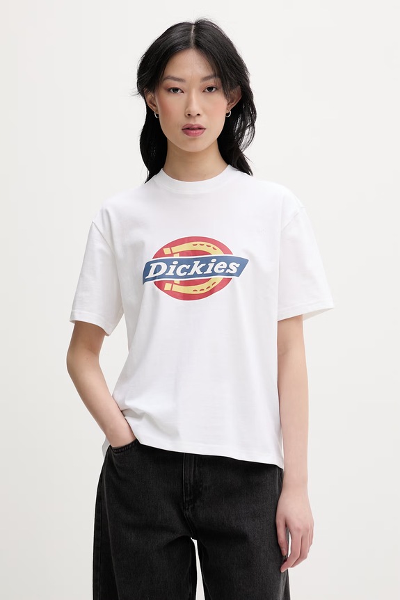 Dickies tričko dámske bavlnené biela DK0A888J0WH1