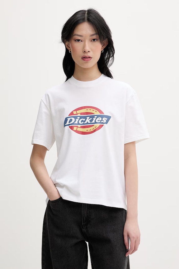 Dickies tričko dámske bavlnené biela DK0A888J0WH1