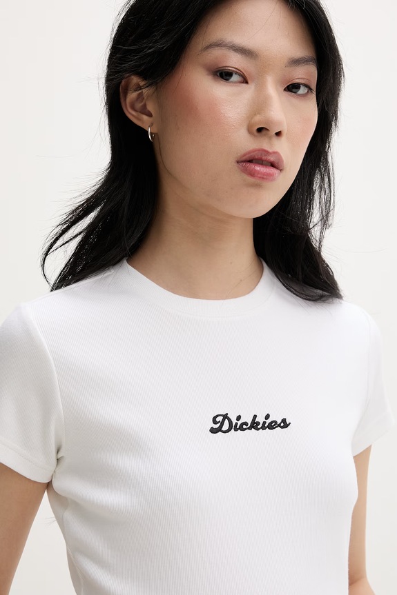 Dickies tričko dámske bavlnené s elastanom béžová DK0A88JT0WH1