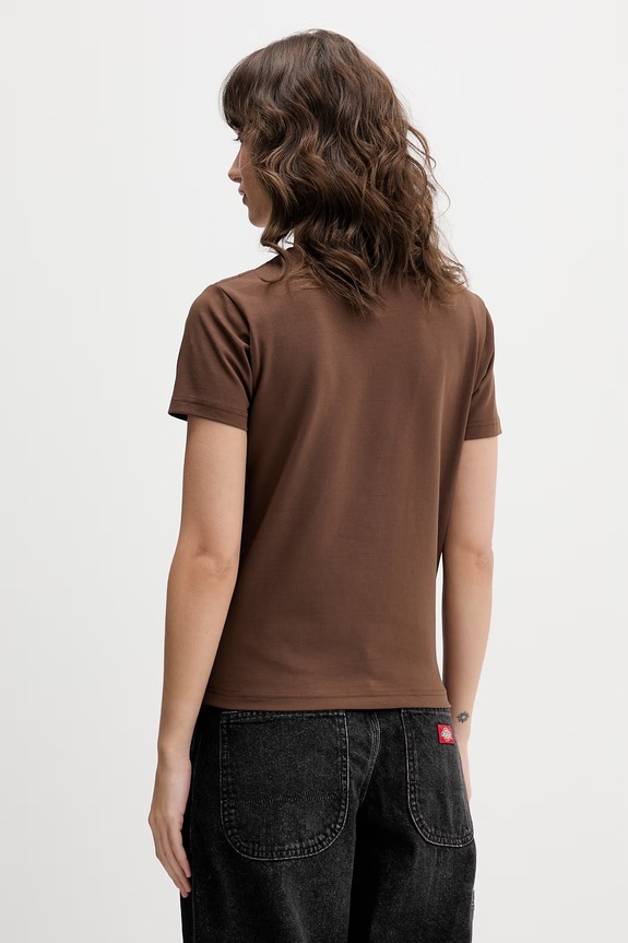 Oblečenie Dickies tričko dámske bavlnené DK0A4ZAO0TB1 hnedá