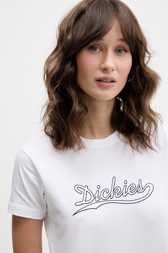 Dickies tričko dámske bavlnené biela DK0A88FD0WH1