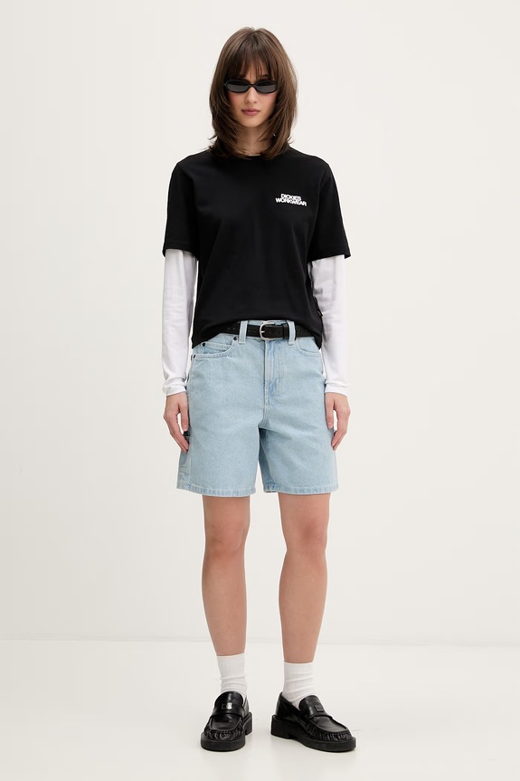 Dickies hosszúujjú női pamut DK0A88GKBLK1 fekete SS26