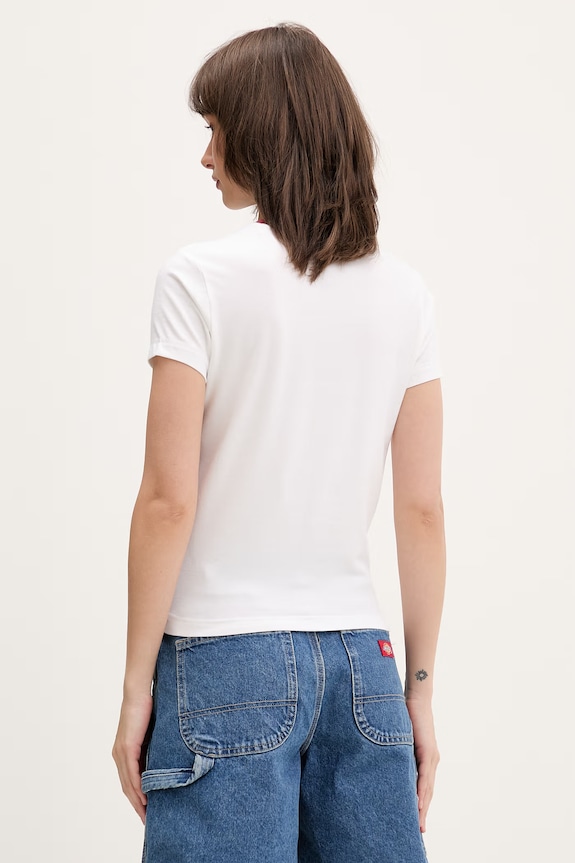 Ρούχα Dickies T-shirt γυναικείο DK0A88JRWHX1 μπεζ