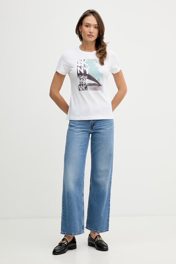 Футболка Dkny DJ6T1750 білий SS26