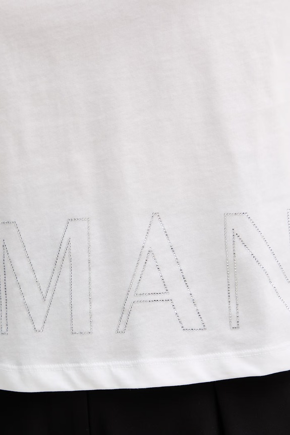 Bavlnené tričko Armani Exchange XW001709.AF17172 biela