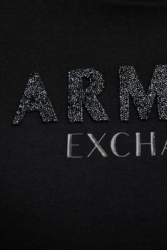 Bavlnené tričko Armani Exchange XW002106.AF10356 čierna
