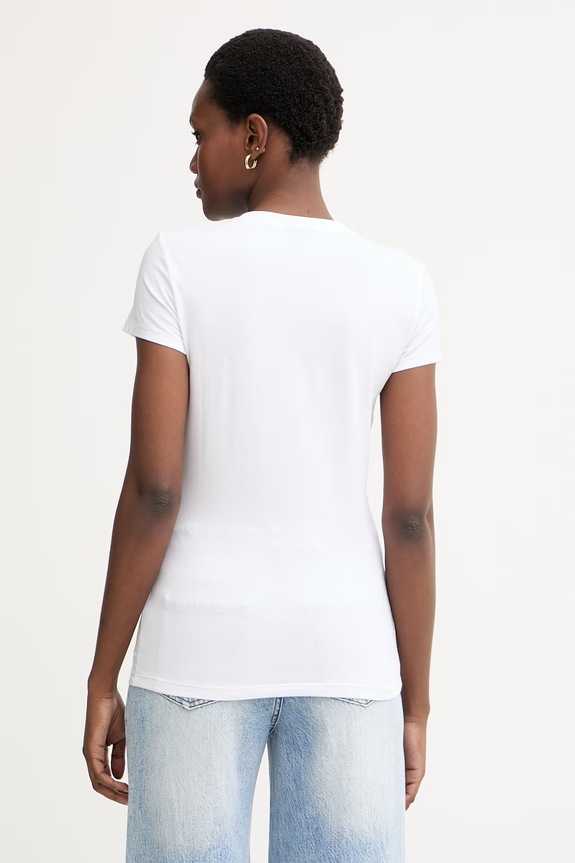 Oblečenie Armani Exchange tričko dámske XW002112.AF16294 biela
