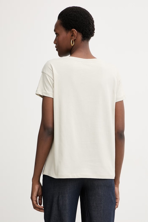 Oblečenie Armani Exchange tričko dámske bavlnené XW002290.AF17172 béžová