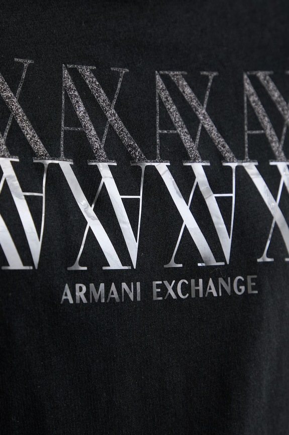 Armani Exchange tričko dámske bavlnené XW002290.AF17172 čierna
