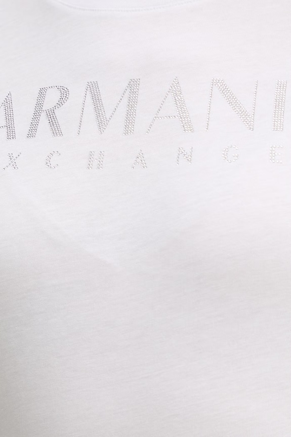 Bavlnené tričko Armani Exchange XW002294.AF17172 biela