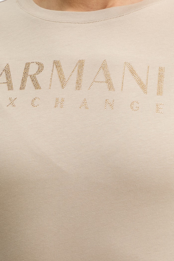 Bavlnené tričko Armani Exchange XW002294.AF17172 béžová